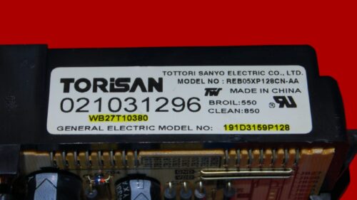 Part # WB27T10380 | 191D3159P128 | GE Oven Control Board (overlay fair - White)