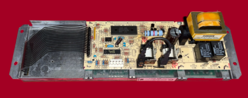 Part # 7601P567-60 Maytag Oven Electronic Control Board and Clock (used, overlay fair)