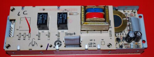 Part # WB12K005, 164D1954P001 GE Oven Electronic Control Board (used, overlay good, White)