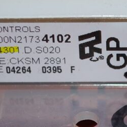 Part # 6610395, 8524301 Whirlpool Gas Oven Electronic Control Board (used, overlay poor - Yellow)