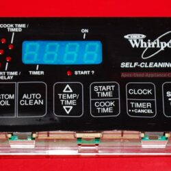 Part # 8522492, 6610313 Whirlpool Oven Electronic Control Board (used, overlay poor - Black)