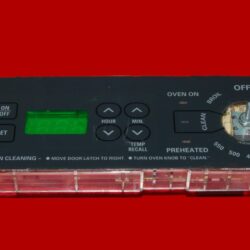 Part # WB27T10231 | 191D2818P003 | GE Oven Control Board (overlay fair - Dark Gray)