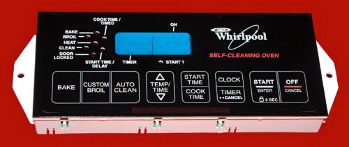 Part # 6610156 | 8053157 | Whirlpool Oven Control Board (overlay fair - Black)