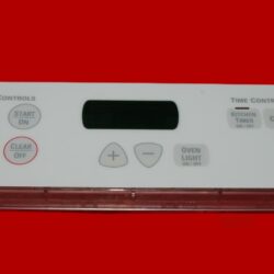GE Oven Control Board 191D3776P009 | WB27T10818 | OEM Used Tested (overlay fair - White)