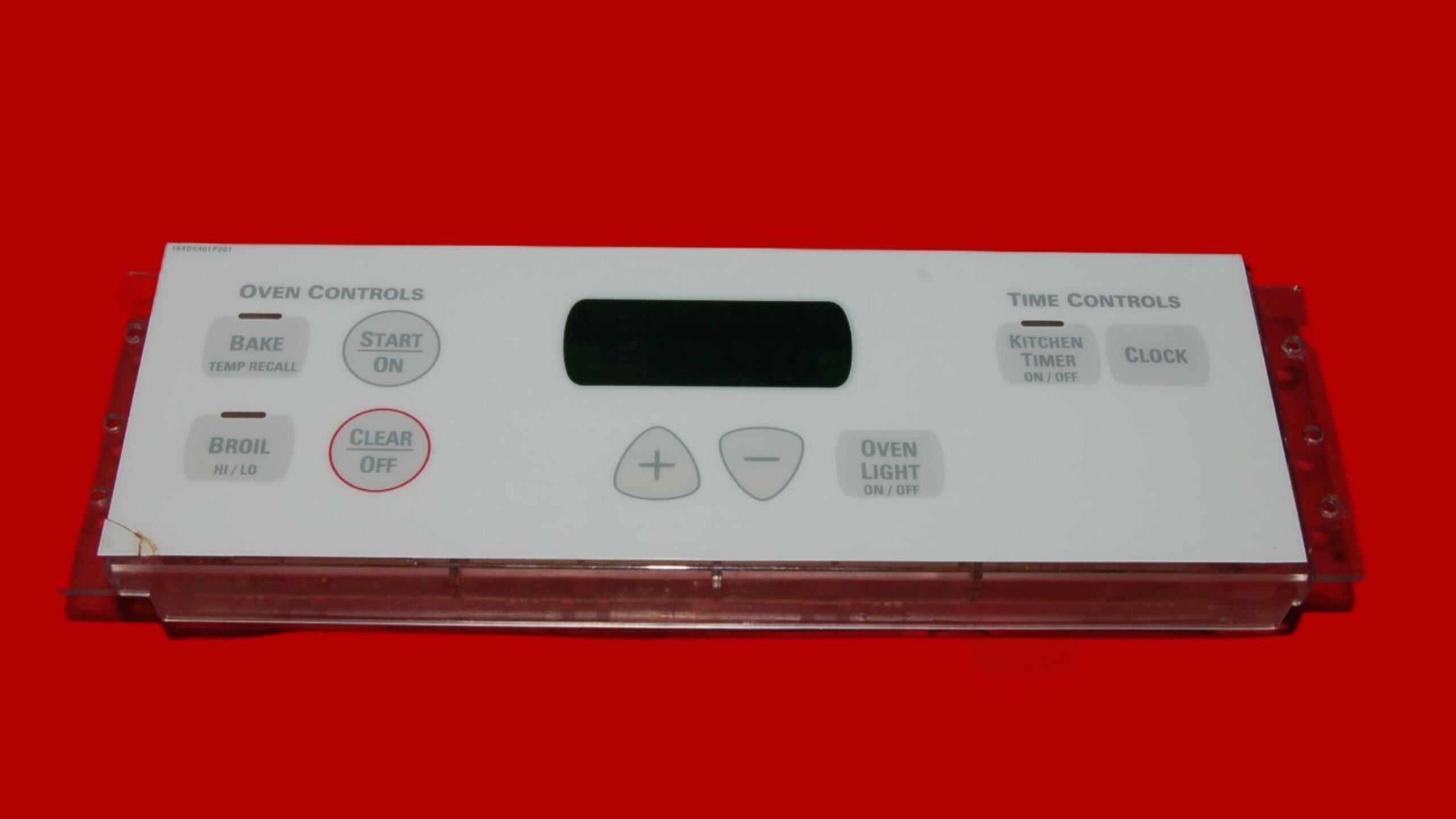 GE Oven Control Board 191D3776P009 | WB27T10818 | OEM Used Tested (overlay fair - White)