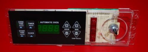Part # WB27T10102, 164D3147G006 - GE Oven Electronic Control Board (used, overlay Very Good - Black)