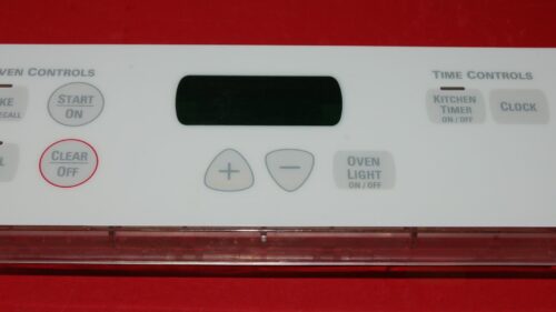 GE Oven Control Board 191D3776P009 | WB27T10818 | OEM Used Tested (overlay fair - White)