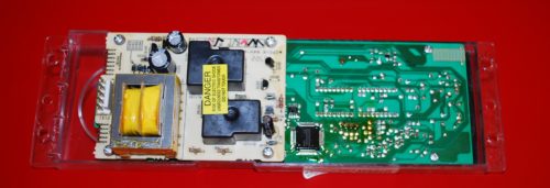Part # WB27T10102, 164D3147G006 - GE Oven Electronic Control Board (used, overlay Very Good - Black)