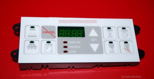 Part # 7601P511-60, 74003626 Maytag Oven Electronic Control Board (used, overlay fair - White)