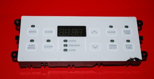 Part # 316101001 Frigidaire Oven Electronic Control Board And Clock (Used, Overlay Fair - Light Gray)
