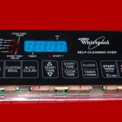 Whirlpool Oven Control Board 6610313 | 8522492 | OEM Used Tested (overlay fair - Black)
