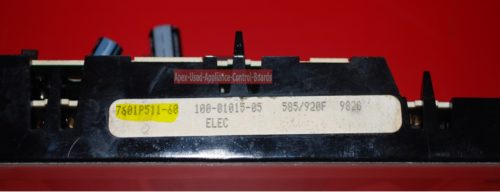 Part # 7601P511-60, 74003626 Maytag Oven Electronic Control Board (used, overlay fair - White)