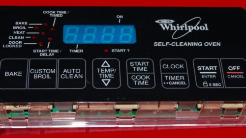 Part # WP6610456 | 6610313 | 8522492 | Whirlpool Oven Control Board (overlay fair - Black)