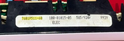 Part # 12001628 | 7601P511-60 | Maytag Oven Control Board (used, overlay fair - White)