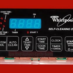 Part # WP6610456 | 6610313 | 8522492 | Whirlpool Oven Control Board (overlay fair - Black)