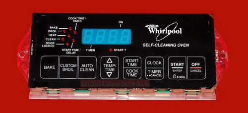 Part # WP6610456 | 6610313 | 8522492 | Whirlpool Oven Control Board (overlay fair - Black)