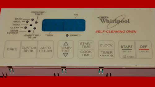 Whirlpool Oven Control Board 6610158 | 8053159 | OEM Used Tested (overlay fair - Almond)
