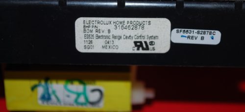 Part # 316462878 Kenmore Oven Electronic Control Board (used, overlay very good)