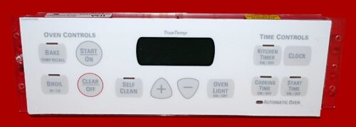 Part # WB27K10206 | 183D9935P006 | GE Oven Control Board (overlay good - White)