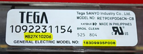 Part # WB27K10206 | 183D9935P006 | GE Oven Control Board (overlay good - White)