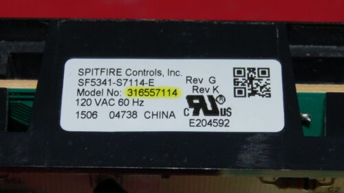 Frigidaire Oven Control Board - 316557114 | 5304511908 (overlay fair - Black)