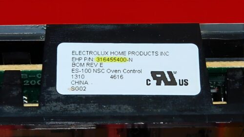 Part # 316455400 | 5304518660 | Frigidaire Oven Control Board (overlay good - White)