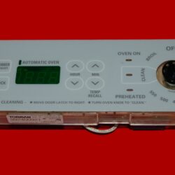 GE Oven Control Board 164D3762P001 | WB27T10101 | OEM Used Tested (overlay good - Light Gray)