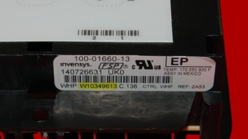 Whirlpool Oven Control Board W10349613 | W10803948 | OEM Used Tested (overlay good - White)