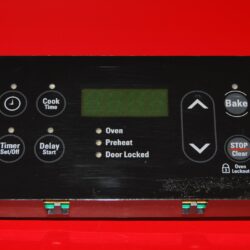 Part # 316418321 Frigidaire Oven Control Board and Clock (used, overlay fair - Black)