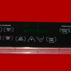 GE Oven Control Board WB27T10817 | 191D3776P008 | OEM Used Tested (overlay good - Black)