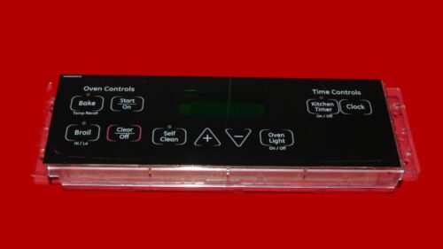 GE Oven Control Board WB27T10817 | 191D3776P008 | OEM Used Tested (overlay good - Black)