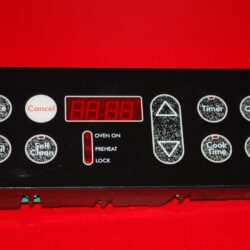 Part # 7601P460-60 - Admiral Oven Electronic Control Board (used, overlay fair - black)