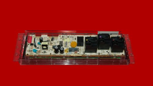 GE Oven Control Board WB27T10817 | 191D3776P008 | OEM Used Tested (overlay good - Black)