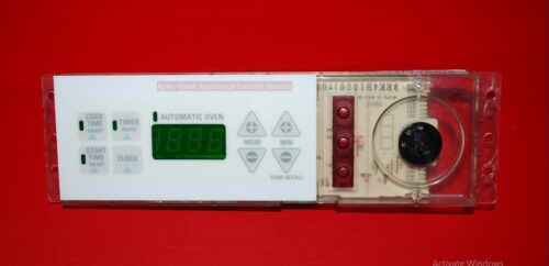 Part # 164D3147G019 GE Oven Electronic Control Board (used, overlay fair - White)