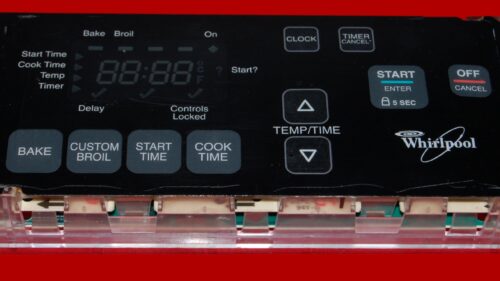 Part # WP6610464 | 6610464 | 9761127 | Whirlpool Oven Control Board (overlay fair - Black)