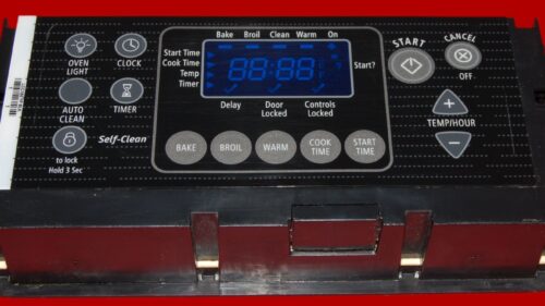 Whirlpool Oven Control Board | W10840298 | W10108100 | OEM Used Tested (overlay fair - Black)