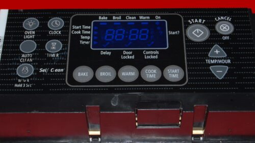 Part # W10840298 | W10108100 | Whirlpool Oven Control Board (overlay fair - Black)