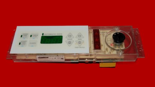 GE Oven Control Board 164D3147G019 | WB2X8298 | OEM Used Tested (overlay fair - Yellow)