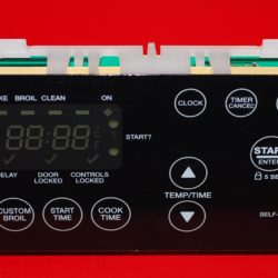 Part # 9758748, 6610466 Whirlpool Oven Electronic Control Board (used. overlay good)