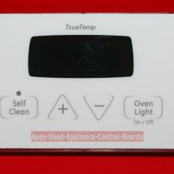 Part # 183D9934P002, WB27K10210 GE Oven Electronic Control Board (used, overlay very good)