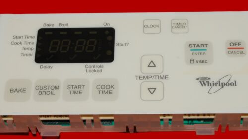 Whirlpool Oven Control Board 6610438 | WP6610463 | 9759778 | OEM Used Tested (overlay fair- Yellow)