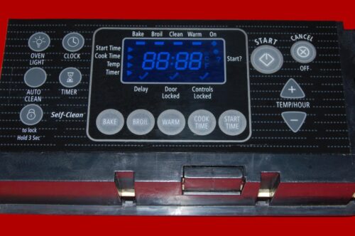 Part # W10840298 | W10108100 | Whirlpool Oven Control Board (overlay fair - Black)