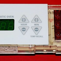 Part # 164D3147G007 GE Oven Control Board (overlay fair - White)
