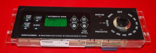 Part # WB27T10102, 164D3762P002 - GE Oven Electronic Control Board And Clock (used, very good)