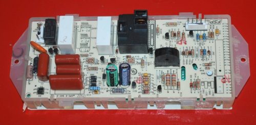 Part # 8524305, 6610399 - Whirlpool Oven Electronic Control Board And Clock (used, overlay very good)