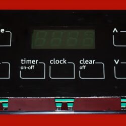 Part # 5304518661 | 316455410 | Frigidaire Gas Oven Control Board (overlay fair - Black)