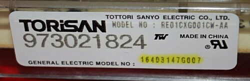 Part # 164D3147G007 GE Oven Control Board (overlay fair - White)