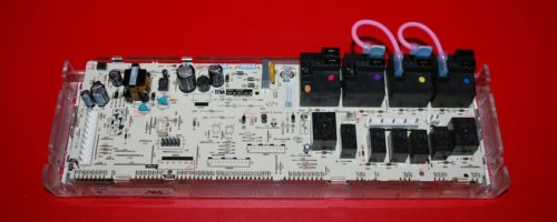 Part # 164D8496G003 - GE Oven Electronic Control Board And Clock (used, overlay fair)