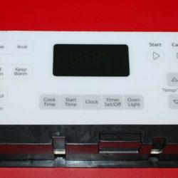 Part # W10349613 - Whirlpool Oven Electronic Control Board And Clock (used, refurbished, overlay good)