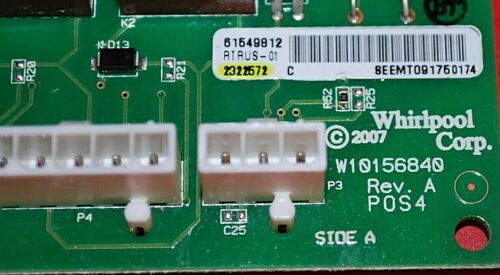 Part # WPW10259855 | 2322572 | Whirlpool Refrigerator Control Board